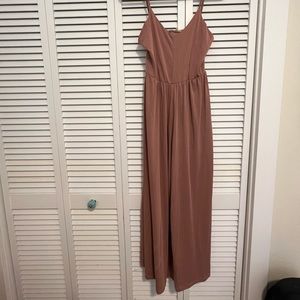 Light pink soft flowy romper